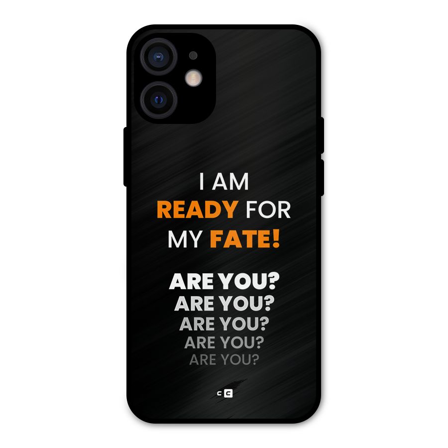You Ready Metal Back Case for iPhone 12 Mini