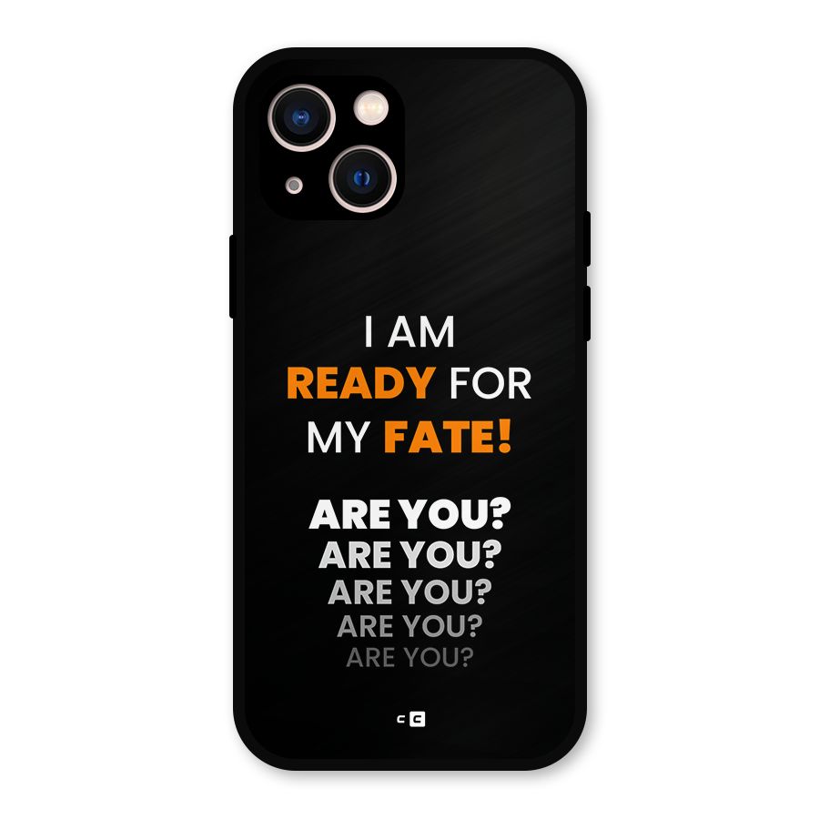 You Ready Metal Back Case for iPhone 13