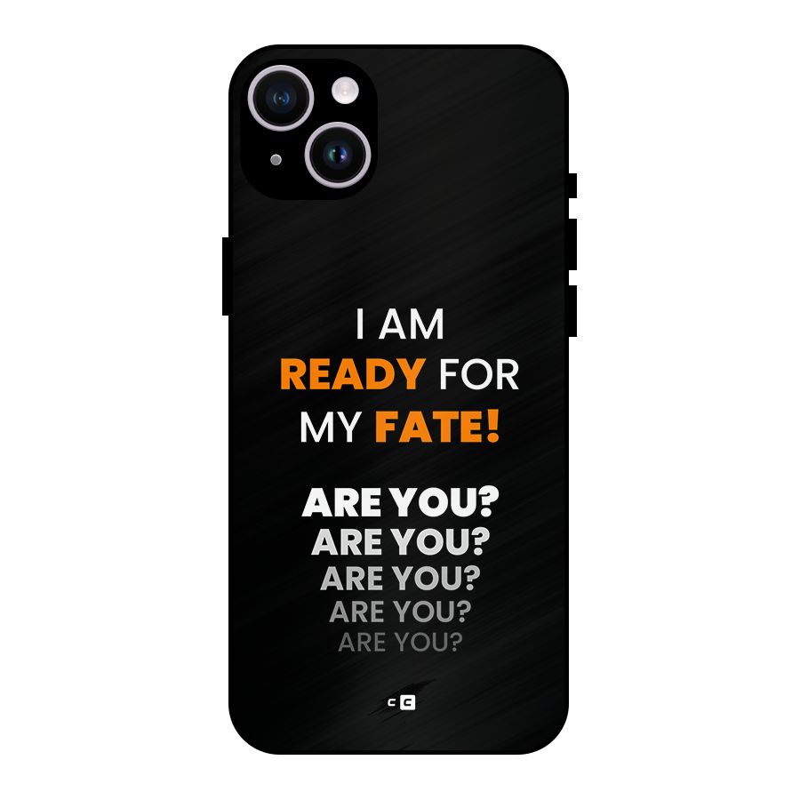 You Ready Metal Back Case for iPhone 14 Plus