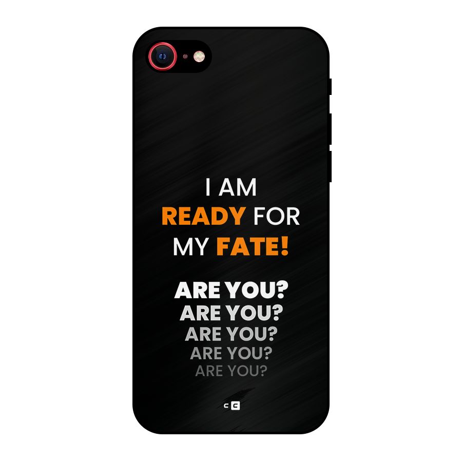 You Ready Metal Back Case for iPhone 8