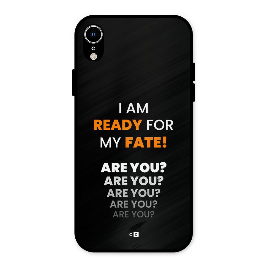 You Ready Metal Back Case for iPhone XR