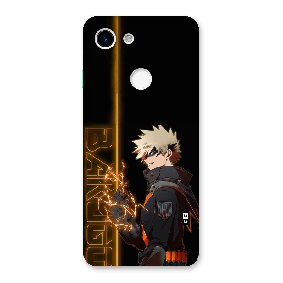 Young Bakugo Back Case for Google Pixel 3
