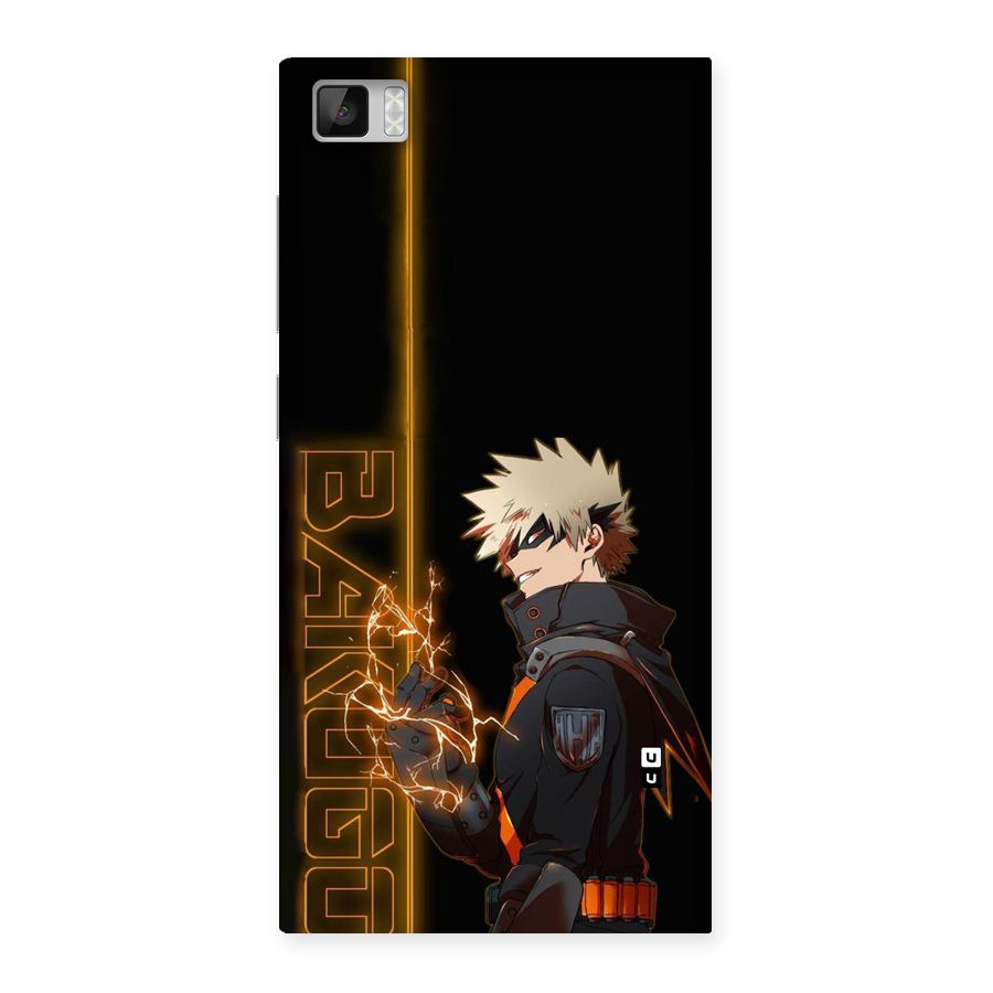 Young Bakugo Back Case for Mi3