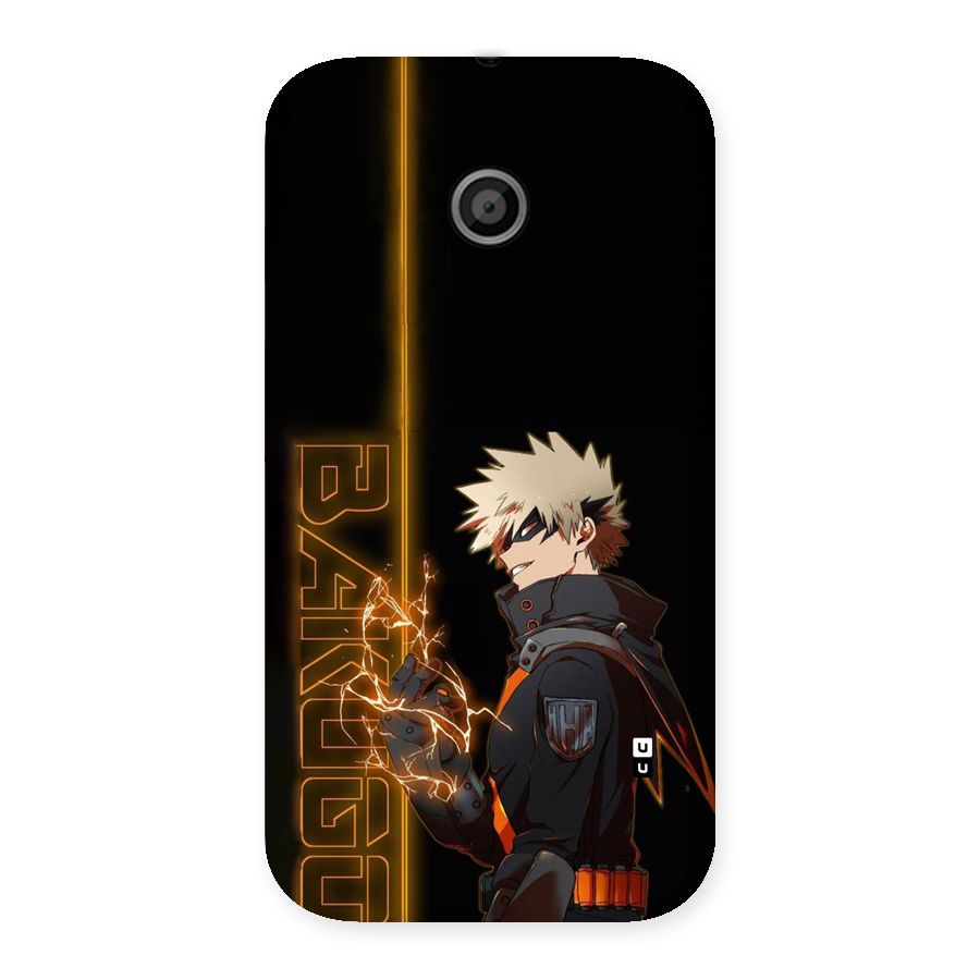 Young Bakugo Back Case for Moto E