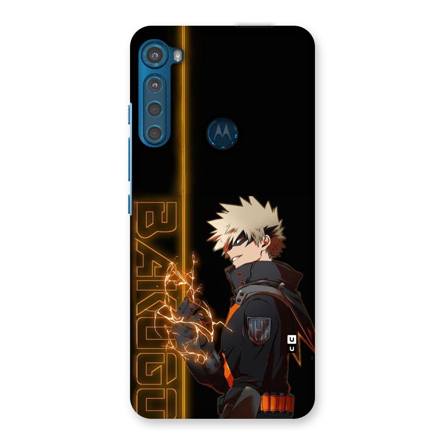 Young Bakugo Back Case for Motorola One Fusion Plus