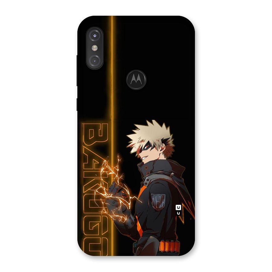Young Bakugo Back Case for Motorola One Power