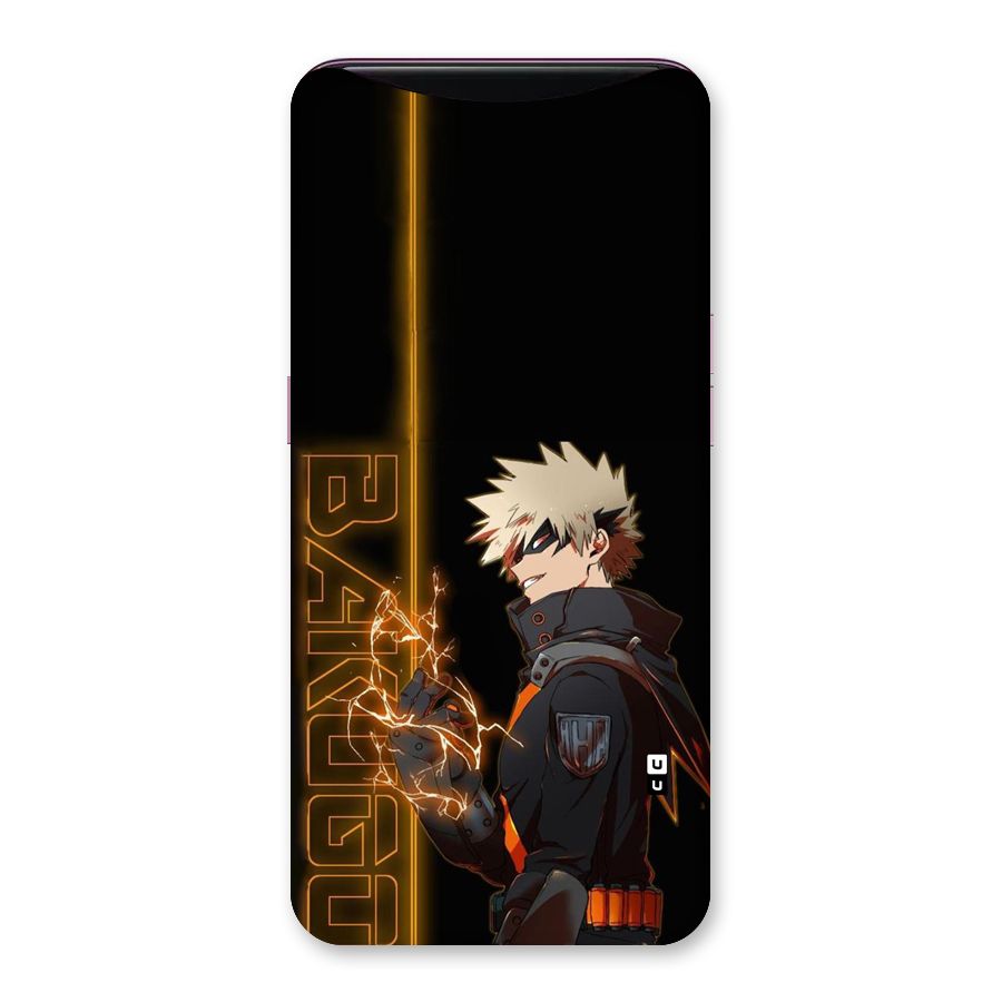 Young Bakugo Back Case for Oppo Find X