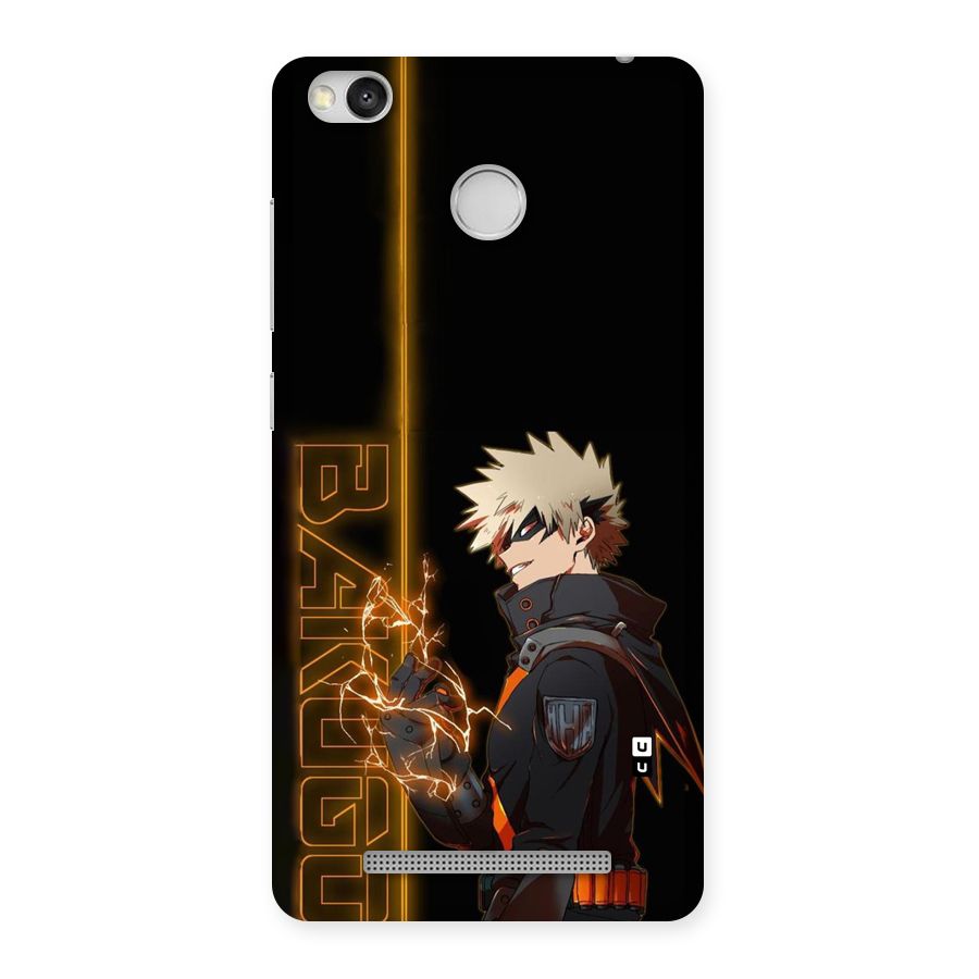 Young Bakugo Back Case for Redmi 3S Prime