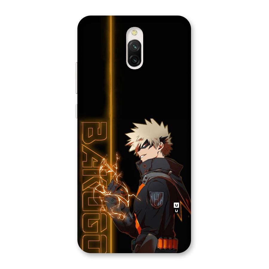 Young Bakugo Back Case for Redmi 8A Dual