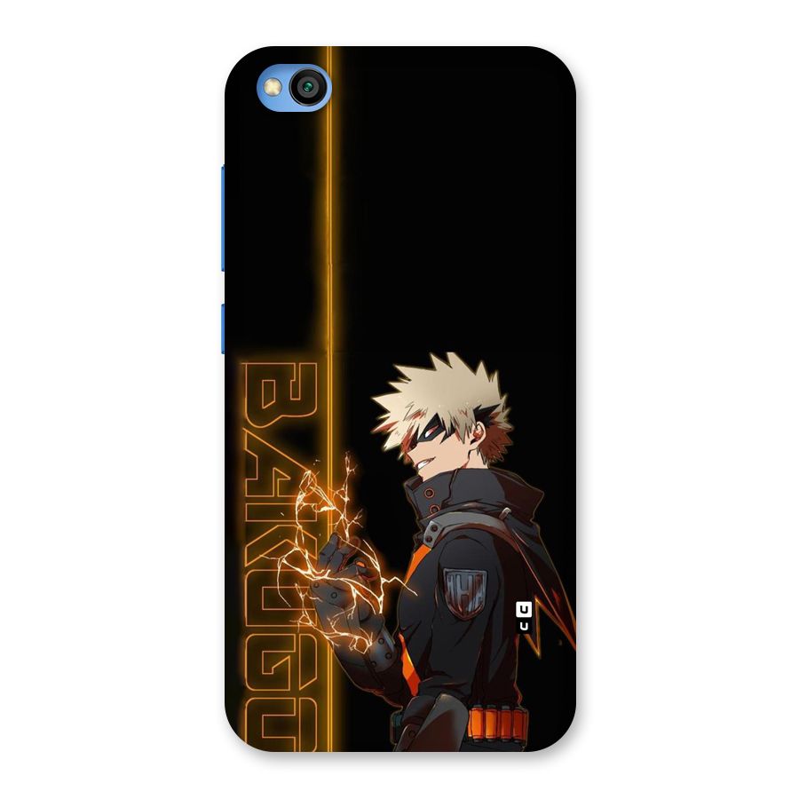 Young Bakugo Back Case for Redmi Go