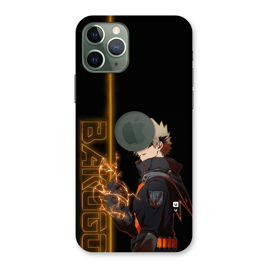Young Bakugo Back Case for iPhone 11 Pro Logo Cut