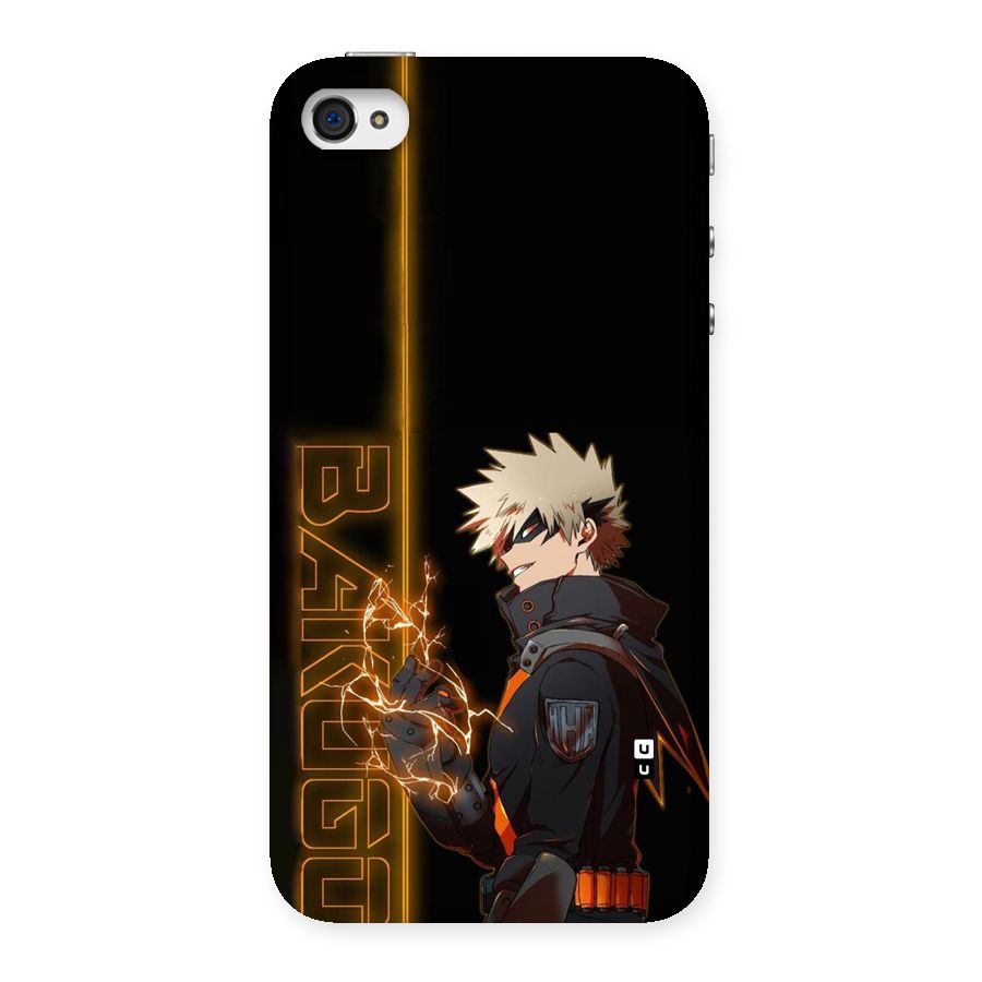 Young Bakugo Back Case for iPhone 4 4s