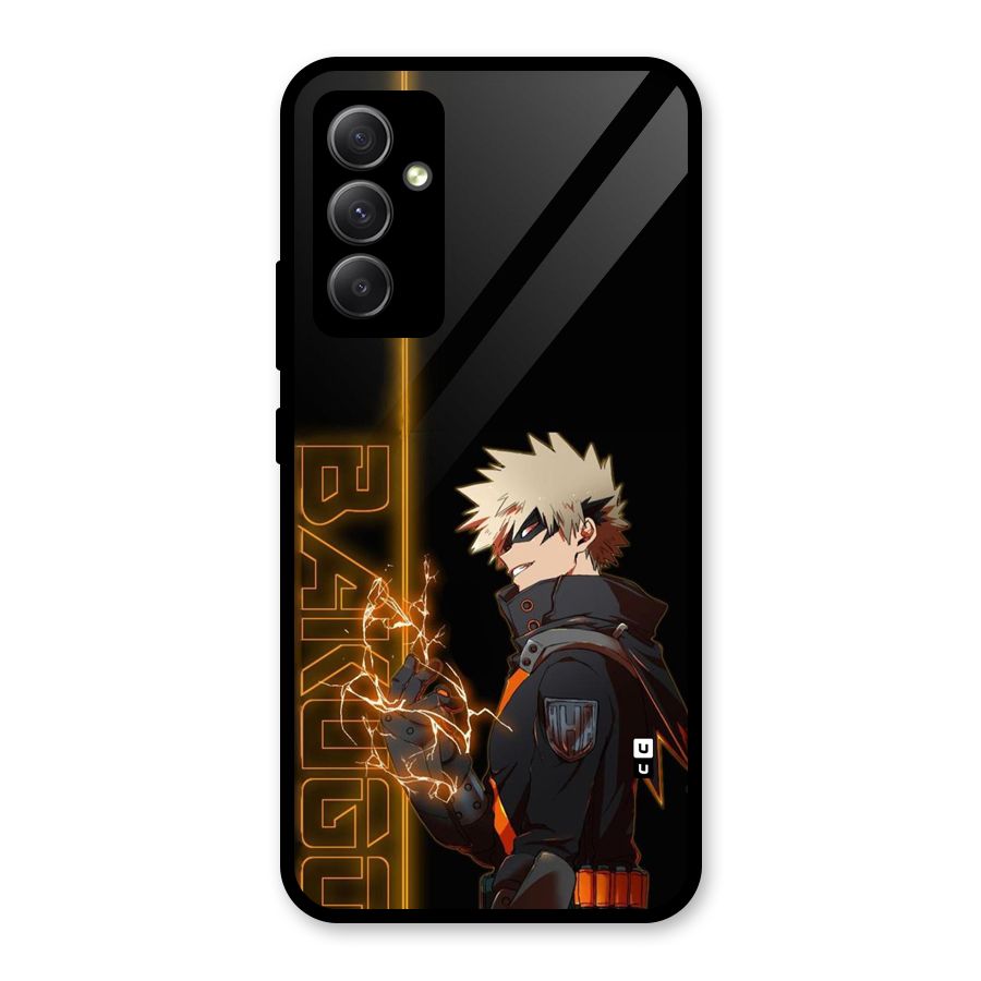 Young Bakugo Glass Back Case for Galaxy A34