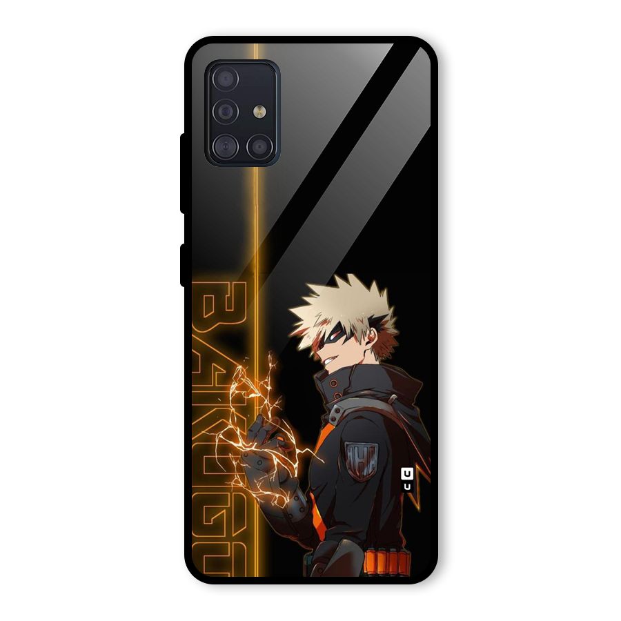 Young Bakugo Glass Back Case for Galaxy A51