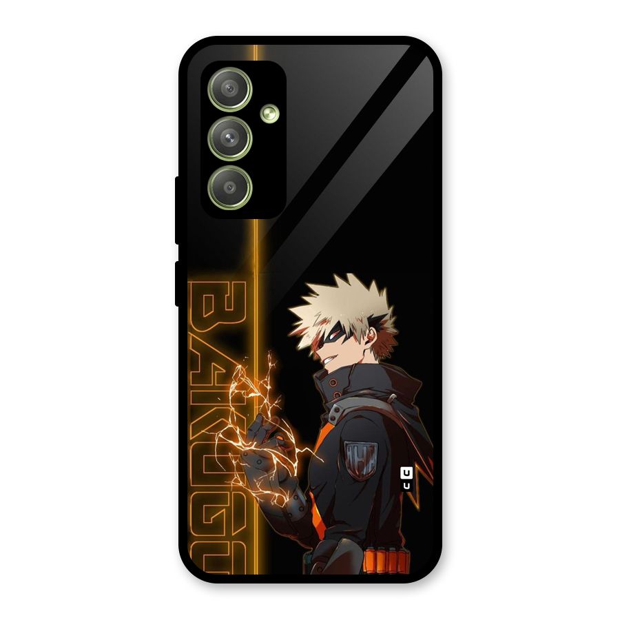 Young Bakugo Glass Back Case for Galaxy A54