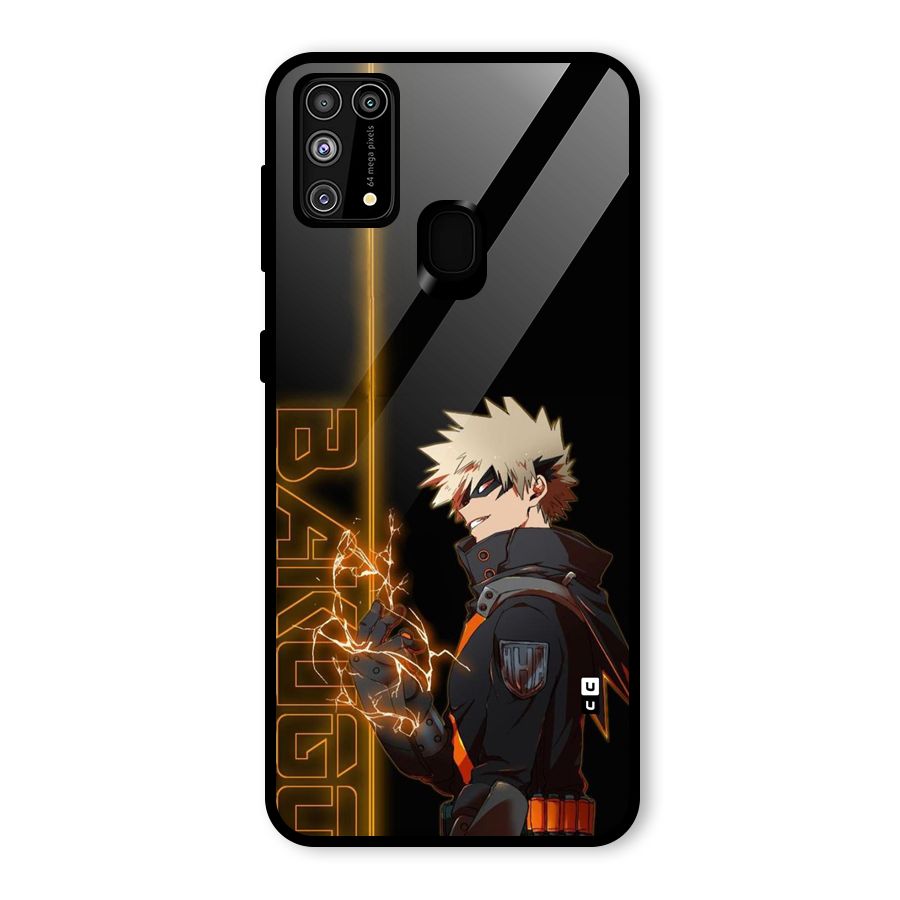 Young Bakugo Glass Back Case for Galaxy M31