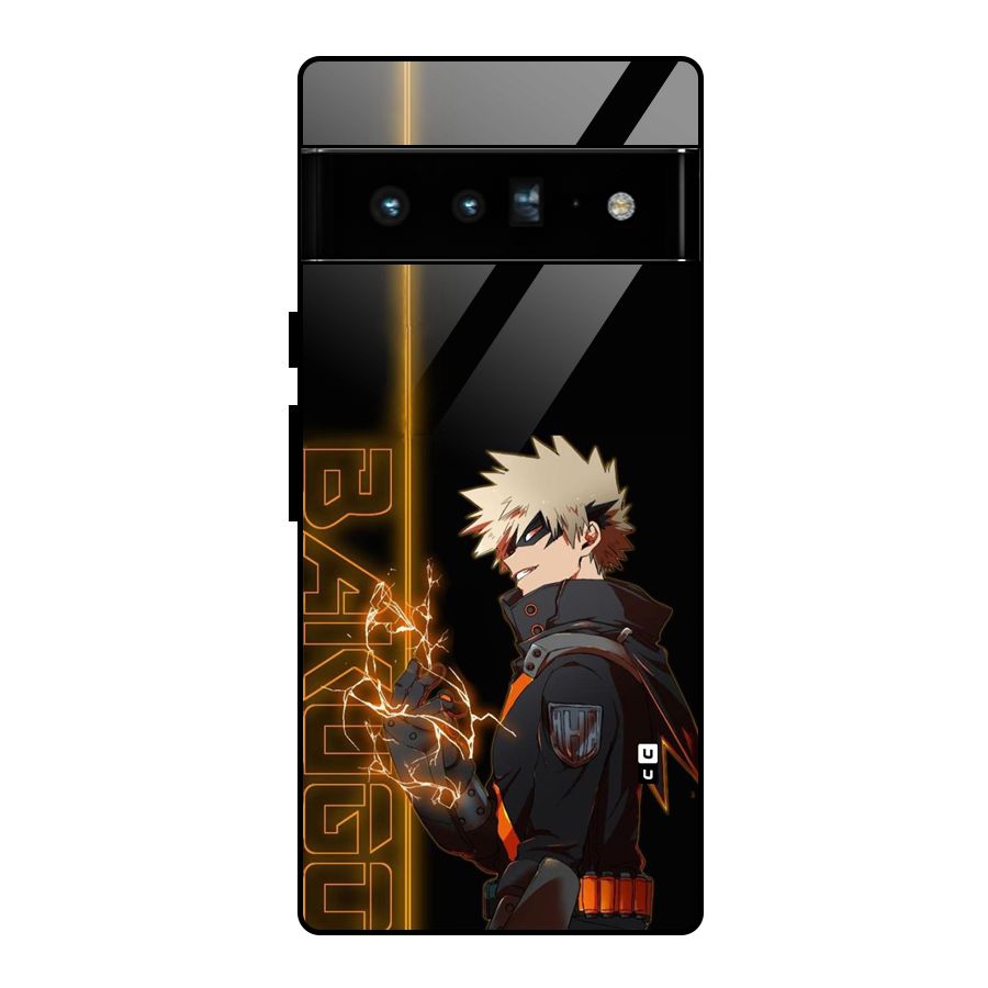 Young Bakugo Glass Back Case for Google Pixel 6 Pro