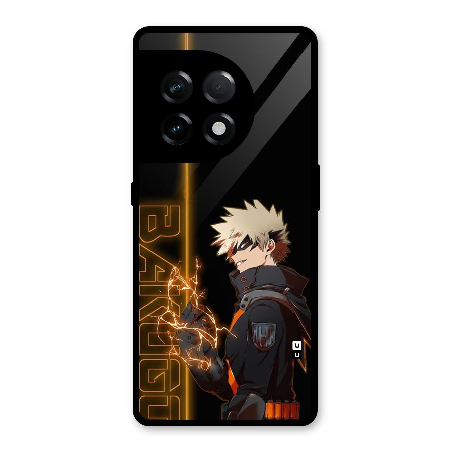 Young Bakugo Glass Back Case for OnePlus 11R