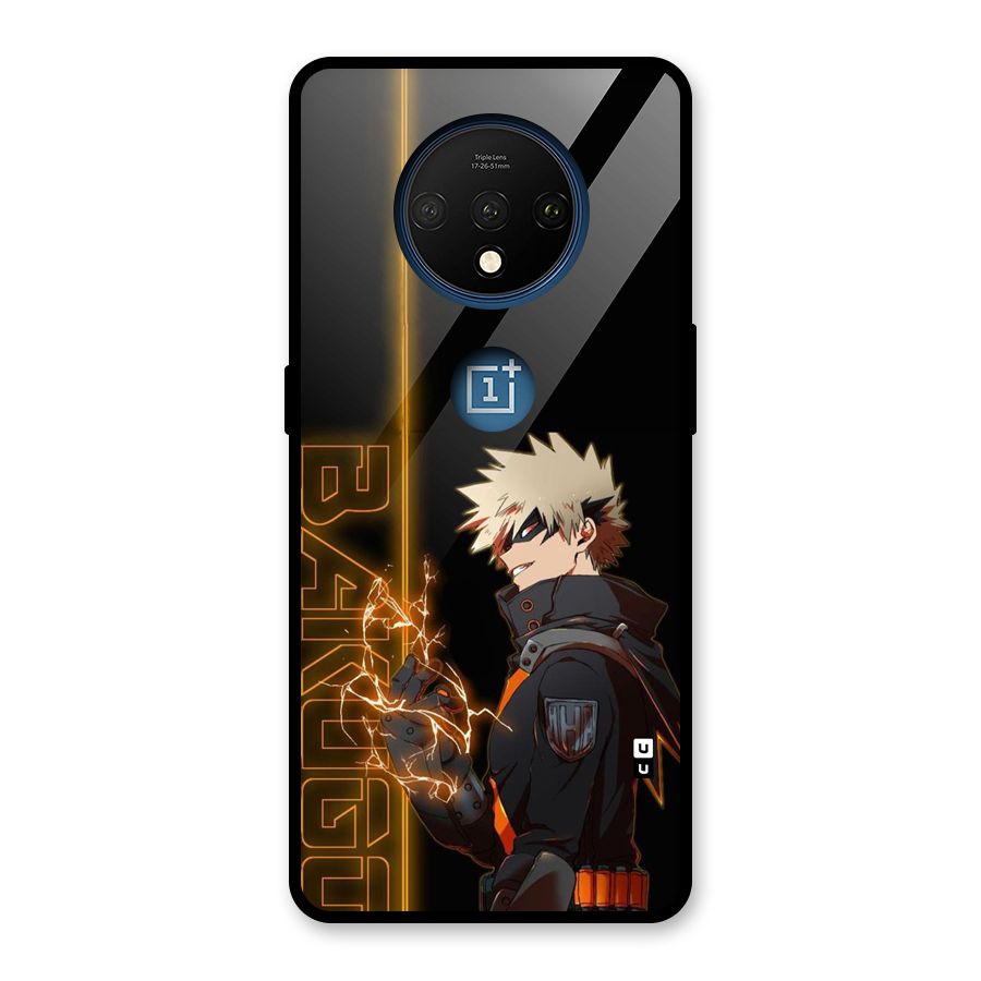 Young Bakugo Glass Back Case for OnePlus 7T