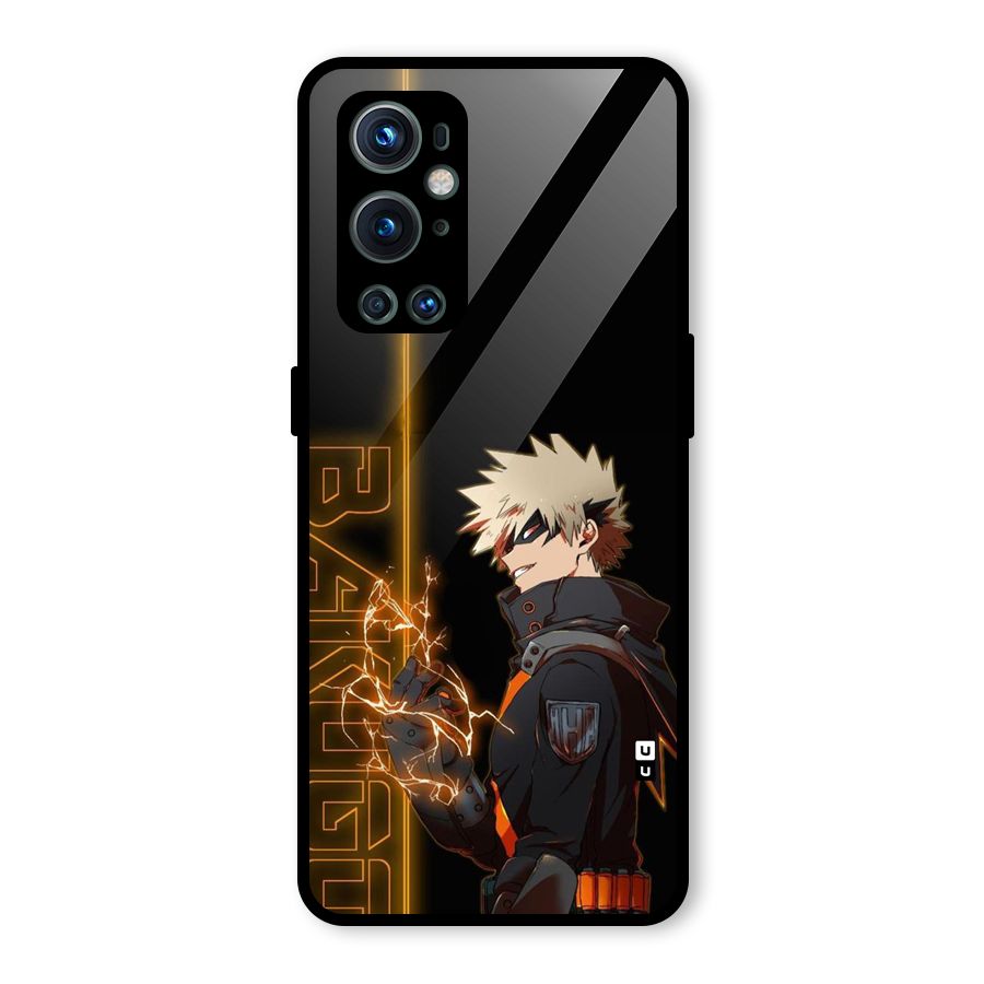 Young Bakugo Glass Back Case for OnePlus 9 Pro