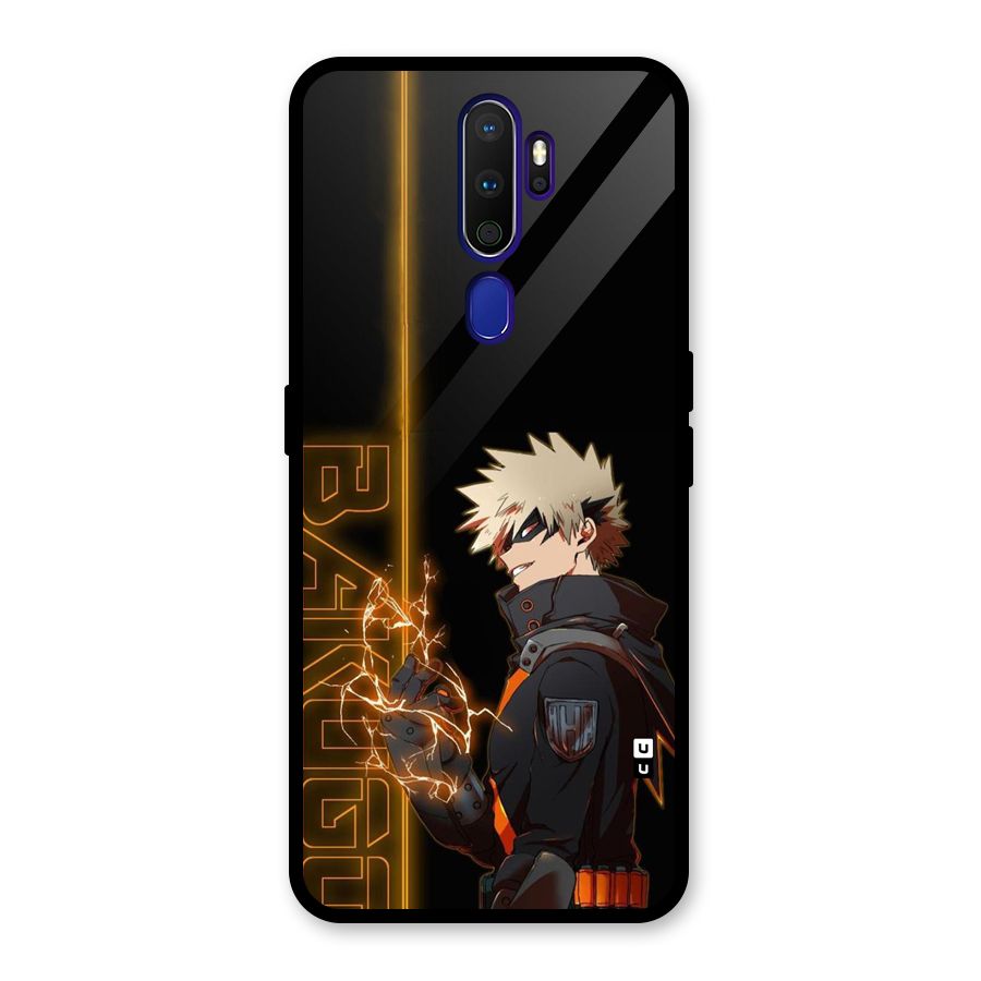 Young Bakugo Glass Back Case for Oppo A9 (2020)