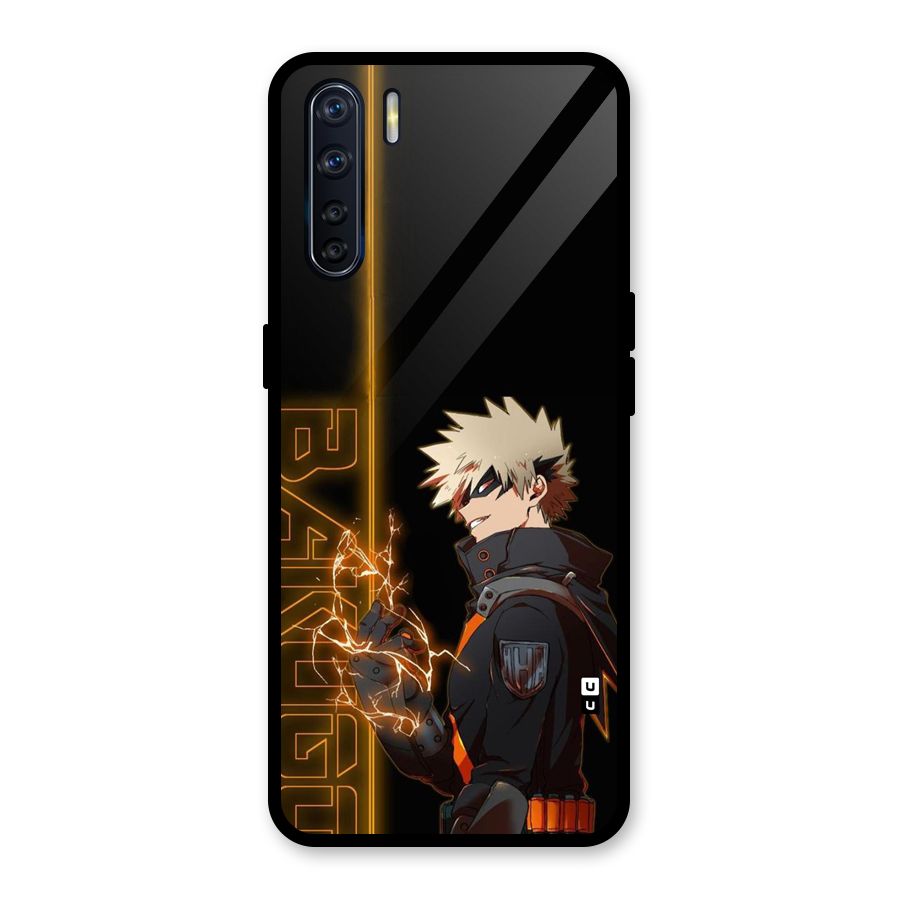 Young Bakugo Glass Back Case for Oppo F15