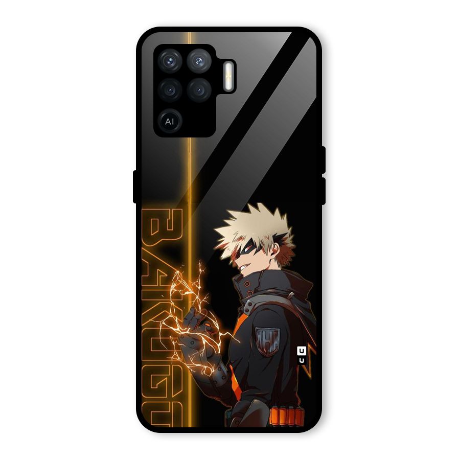 Young Bakugo Glass Back Case for Oppo F19 Pro