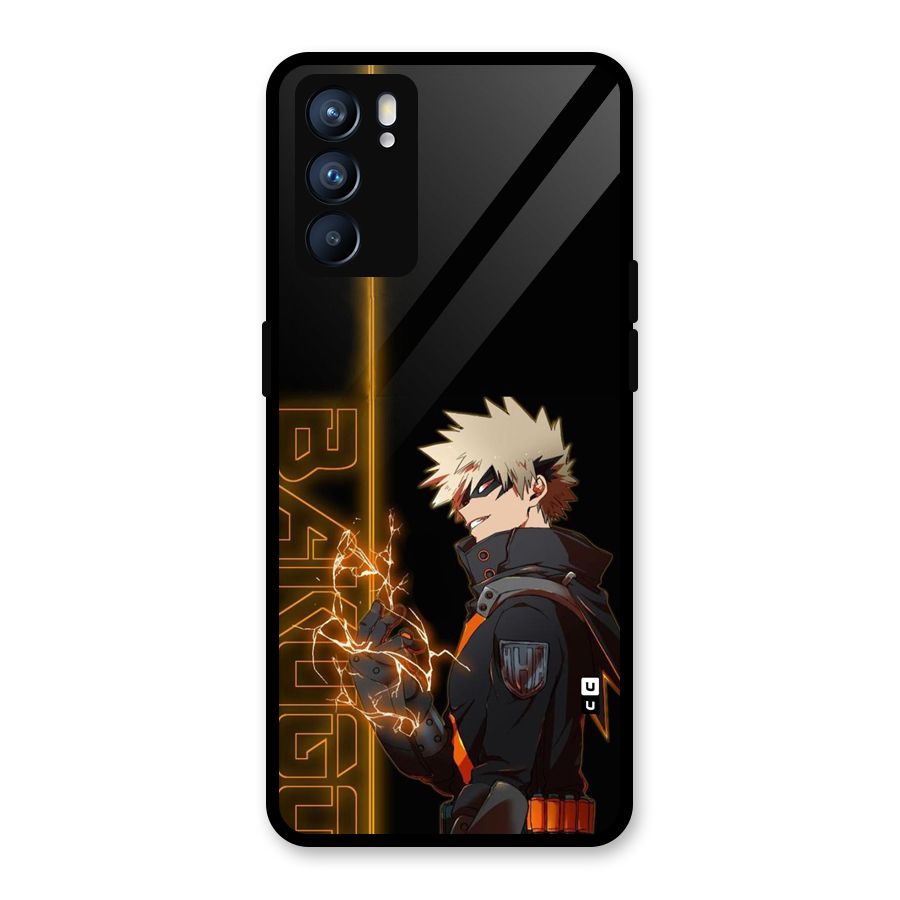 Young Bakugo Glass Back Case for Oppo Reno6 5G