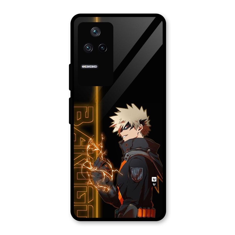 Young Bakugo Glass Back Case for Poco F4 5G