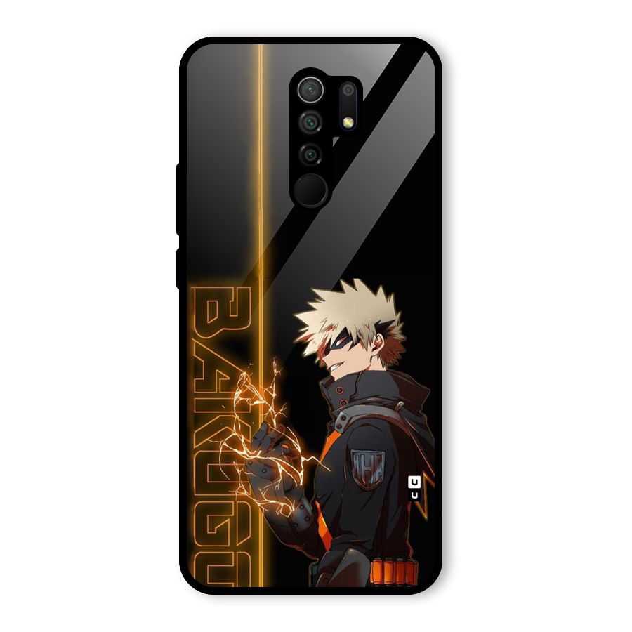 Young Bakugo Glass Back Case for Poco M2