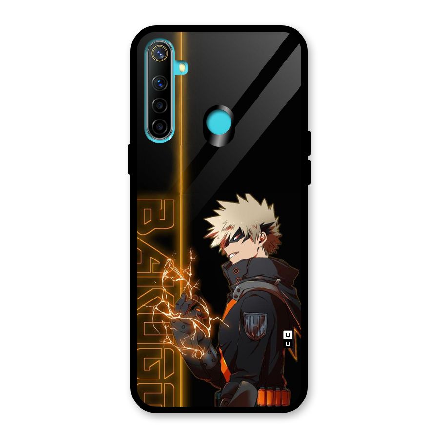 Young Bakugo Glass Back Case for Realme 5