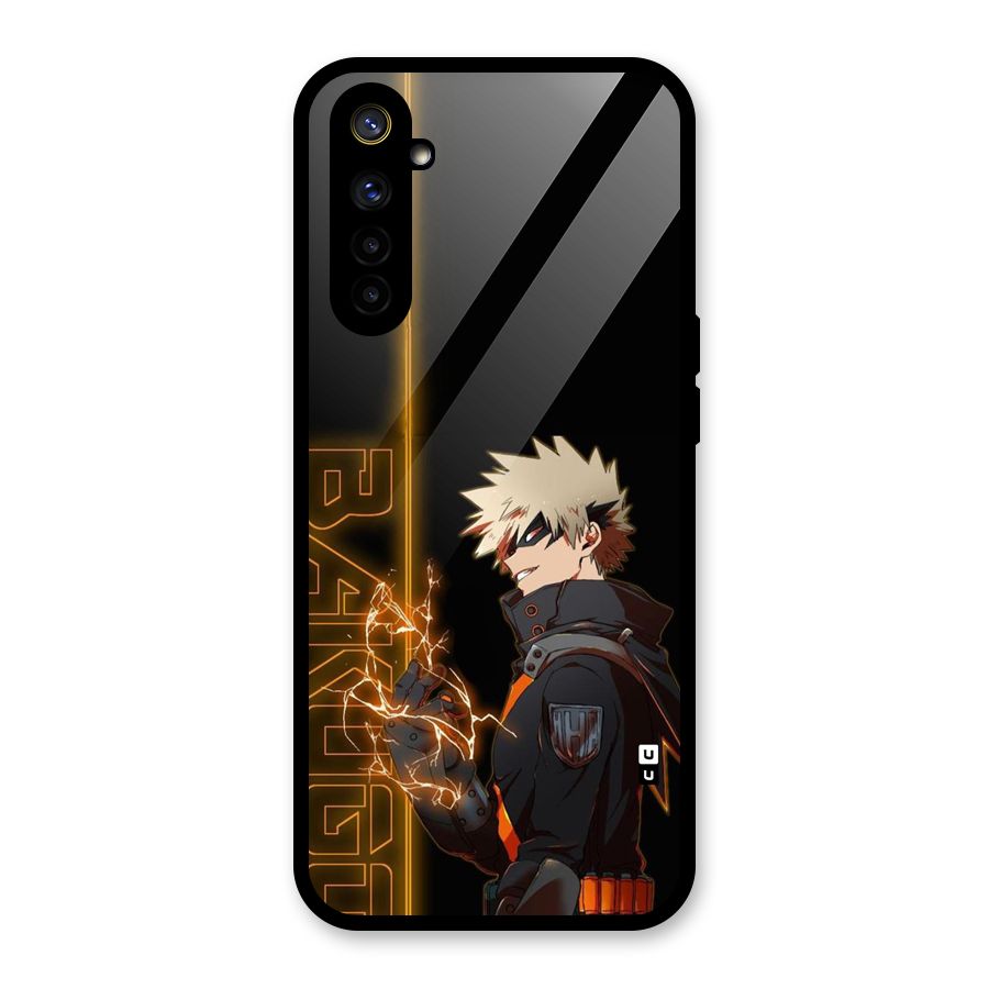 Young Bakugo Glass Back Case for Realme 6