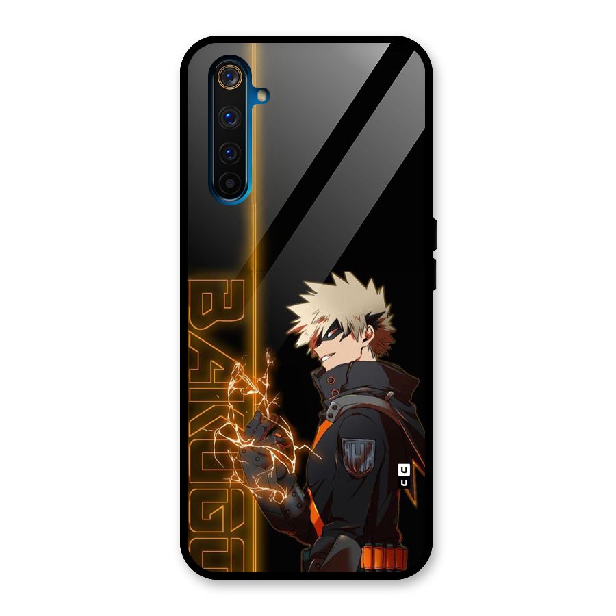 Young Bakugo Glass Back Case for Realme 6 Pro