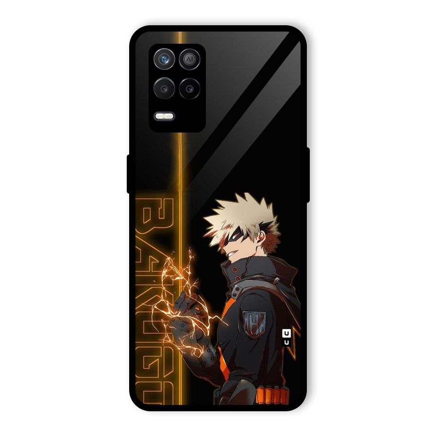 Young Bakugo Glass Back Case for Realme 8s 5G