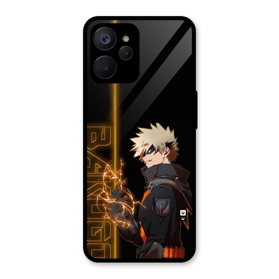 Young Bakugo Glass Back Case for Realme 9i 5G