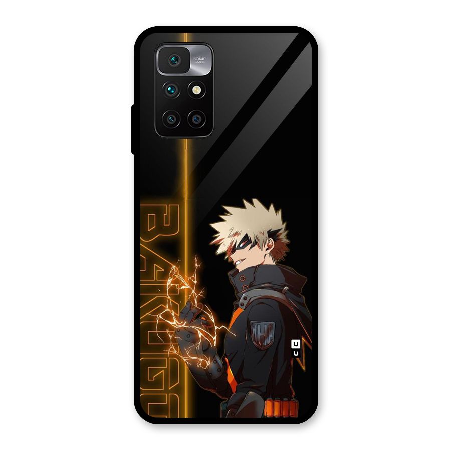 Young Bakugo Glass Back Case for Redmi 10 Prime