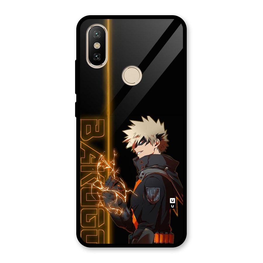Young Bakugo Glass Back Case for Redmi A2