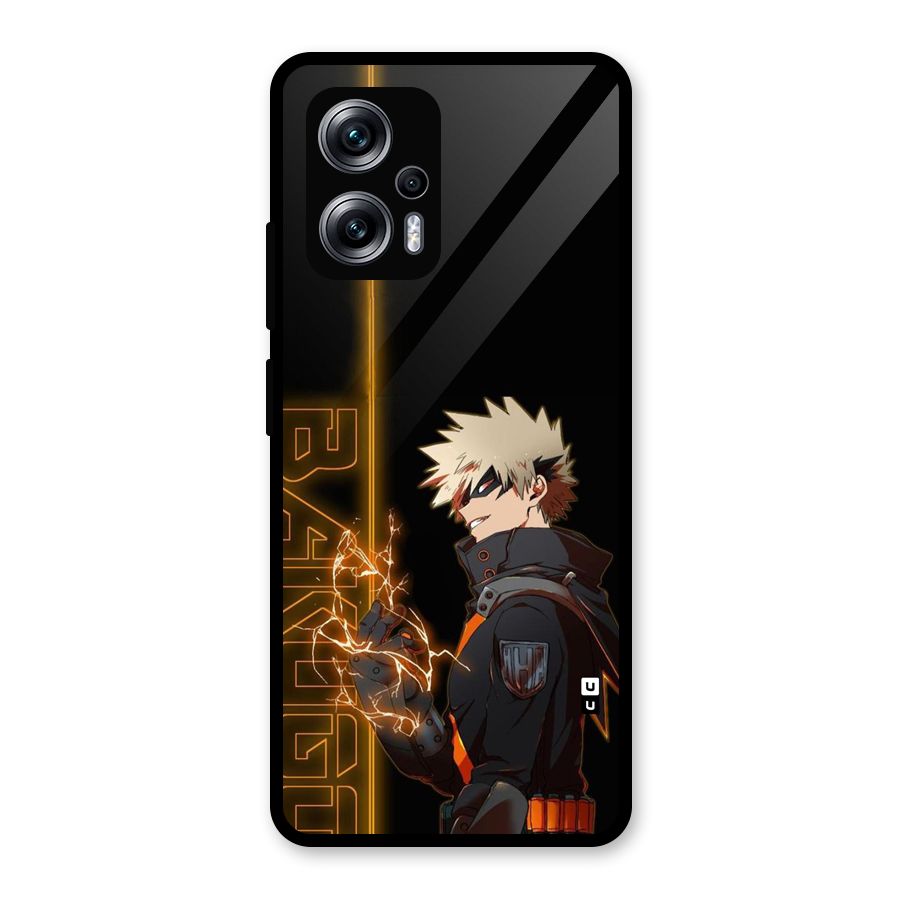 Young Bakugo Glass Back Case for Redmi K50i