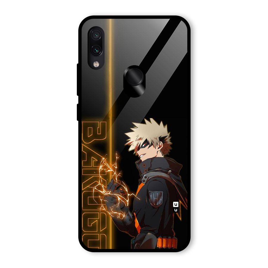 Young Bakugo Glass Back Case for Redmi Note 7 Pro