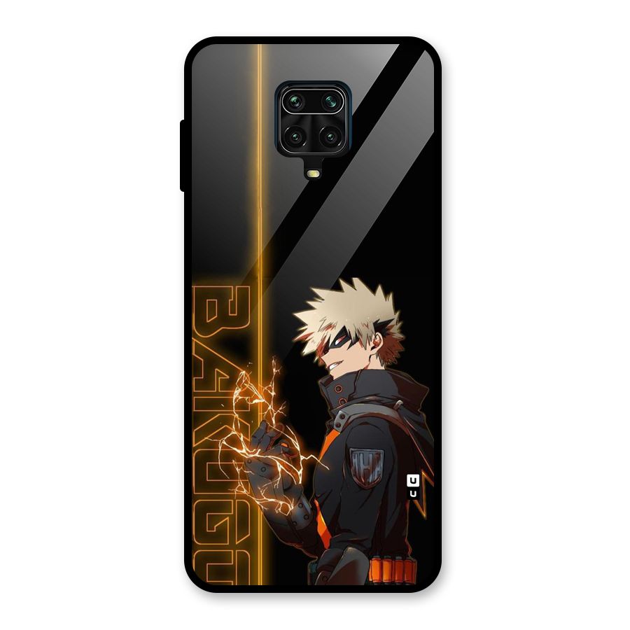 Young Bakugo Glass Back Case for Redmi Note 9 Pro