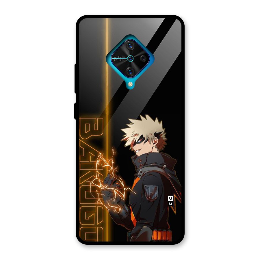 Young Bakugo Glass Back Case for Vivo S1 Pro
