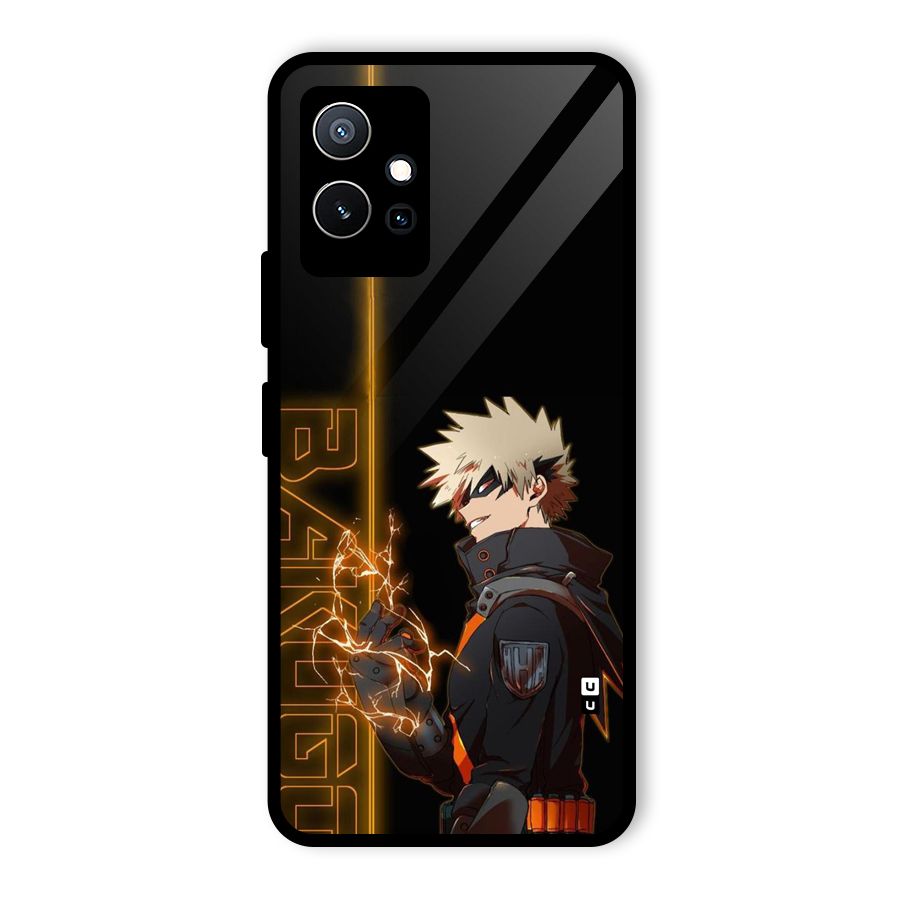 Young Bakugo Glass Back Case for Vivo T1 5G