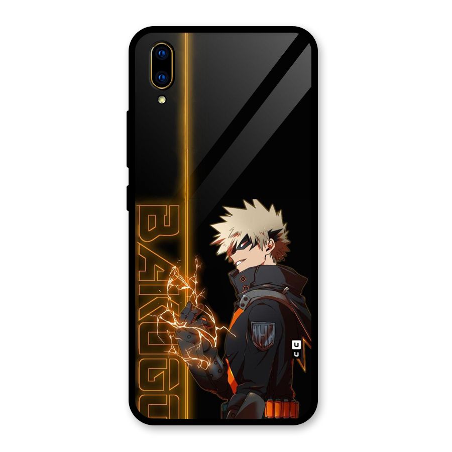 Young Bakugo Glass Back Case for Vivo V11 Pro