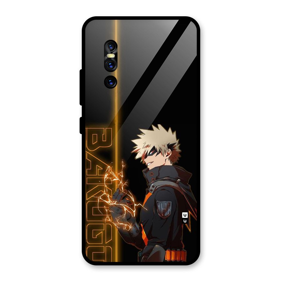 Young Bakugo Glass Back Case for Vivo V15 Pro