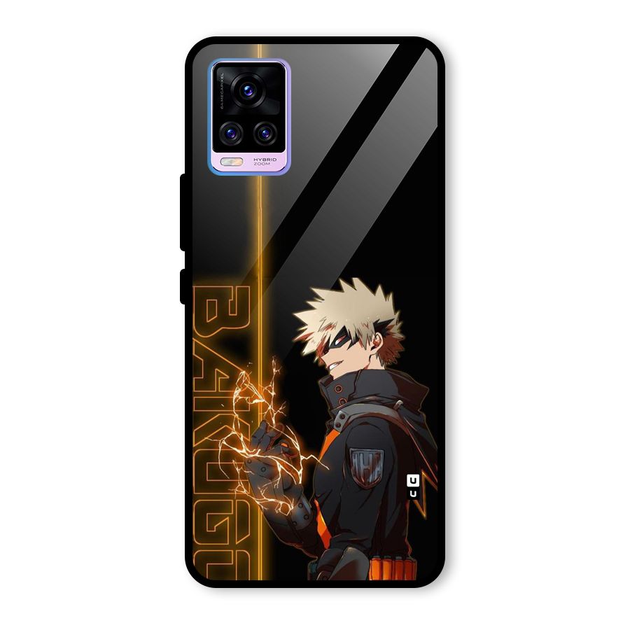 Young Bakugo Glass Back Case for Vivo V20 Pro