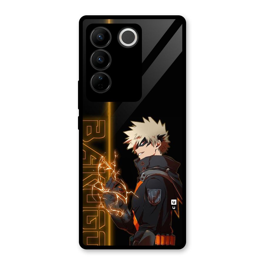 Young Bakugo Glass Back Case for Vivo V27