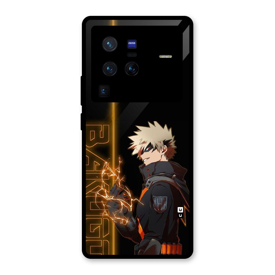 Young Bakugo Glass Back Case for Vivo X80 Pro