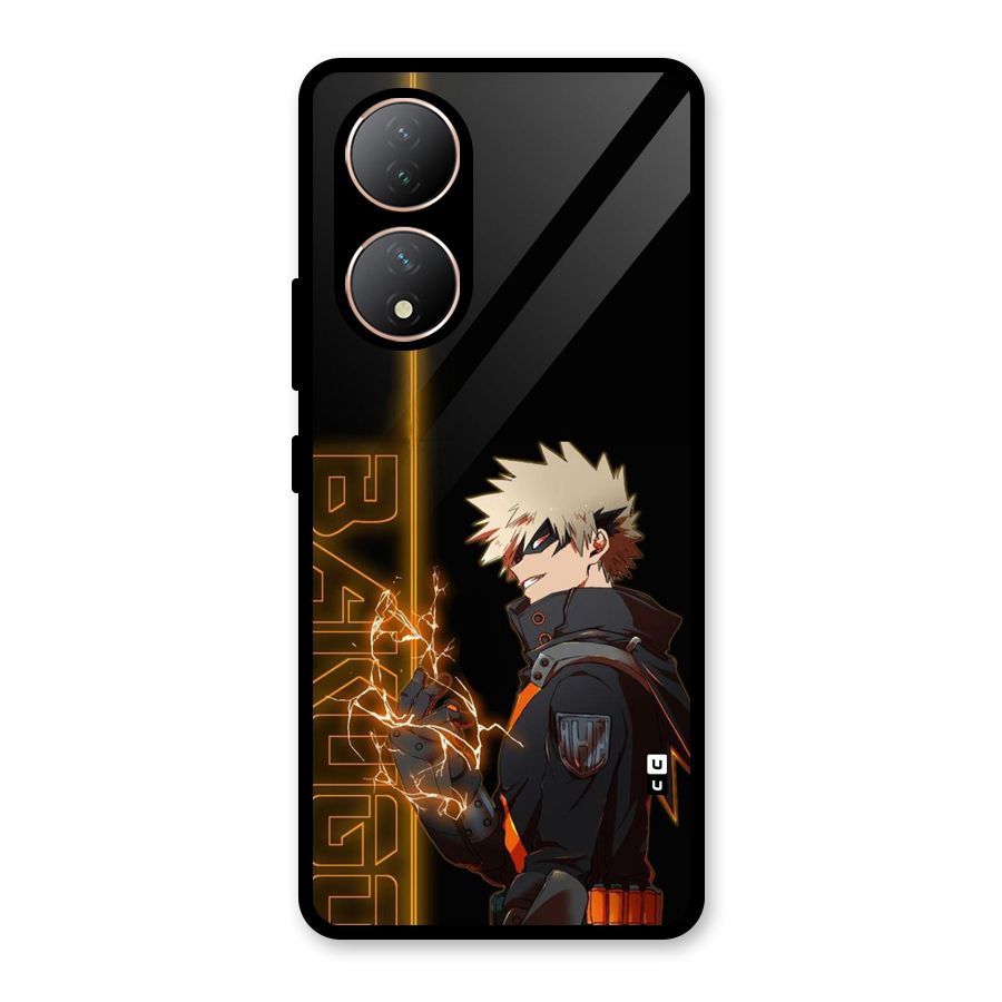 Young Bakugo Glass Back Case for Vivo Y100
