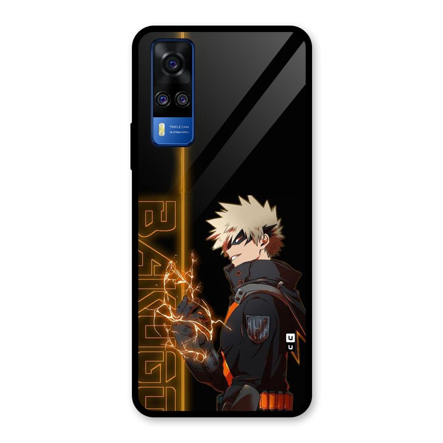 Young Bakugo Glass Back Case for Vivo Y31