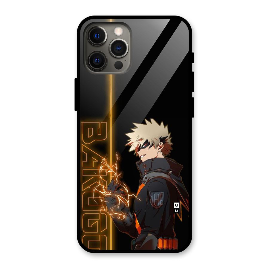 Young Bakugo Glass Back Case for iPhone 12 Pro Max
